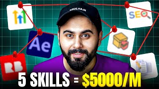 5 High Income Online Skills to Make Money in 2025 | Free Courses Included