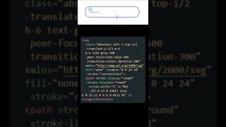Animated Search Box Using HTML & Tailwind Css | CSS Animated Search Box