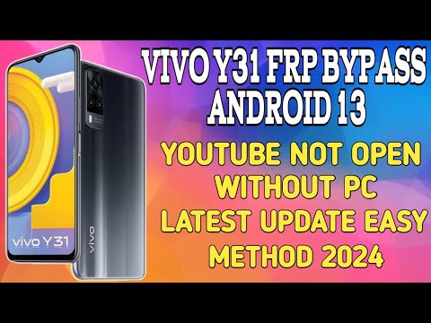 Vivo Y31 Frp Bypass Android 13 / Vivo Y31 Google Account Bypass / Vivo Y31Frp Remove.