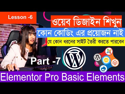 Lesson - 6 Basic Gallery Elemetor pro -part-7