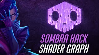 Re-created Sombra Hacking Logo Visual Effect Using Shader Graph in Unity Engine