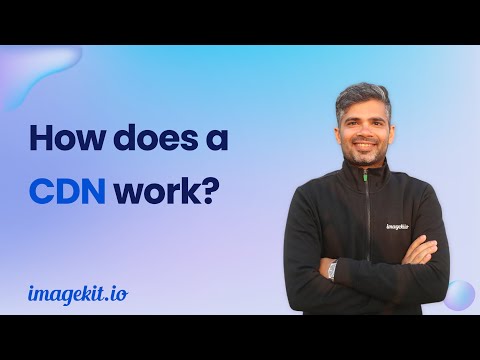How does a CDN work to improve page load time