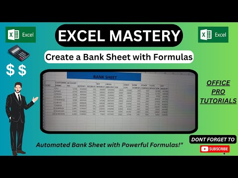 I Made a Program to Automate My Bank Statements in Excel