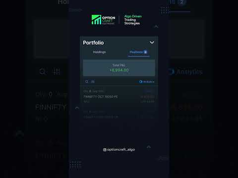 Day #1 | Algo trading  | Option Trading  | 31/10/2023