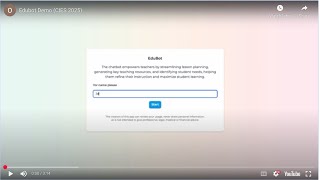 Edubot Demo (CIES 2025)