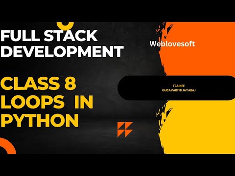 Class 8 Loops in python