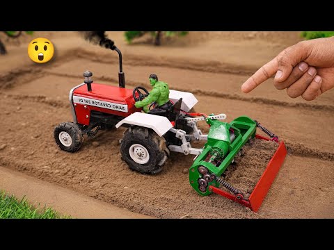 Top Most Creative  Diy Mini Tractor Rotavator Machine Science Project