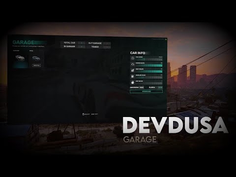 QB - ESX | Dusa Garage Preview - FIVEM