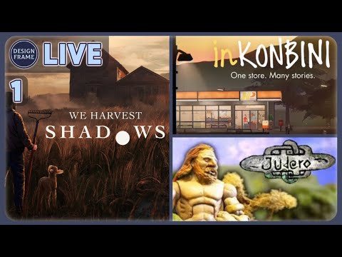 We Harvest Shadows, Judero, inKonbini | Demos #1 | LudoNarraCon | Group Review Demo Playthroughs