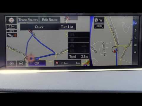 Navigation - Part 1: Inputting an  Address & Route Selection