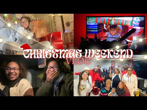 christmas weekend🎄| dinner w/ bestie, family time, + late christmas shopping!