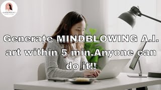 How to create MINDBLOWING A.I. art in 5 min ||  Anyone can do it || No coding experience needed
