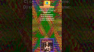 Full stack development What is the syntax for creating a local variable in JavaScript