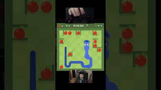 (WORLD RECORD) 25 Apples in 8.775 seconds - Google Snake, 10 Apples, Small Map, Shield Mode