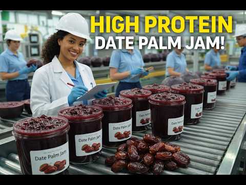 High Protein Date Palm Jam Factory | How It’s Made + Health Benefits