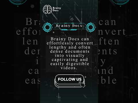 Brainy Docs:Turning static content into visually videos effortlessly! ✨📄👉🎥" #BrainyDocuments #shorts