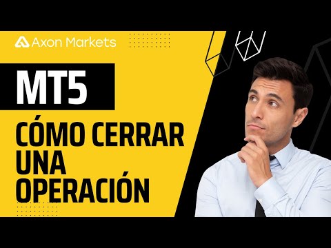 cómo cerrar una operación en la plataforma comercial mt5