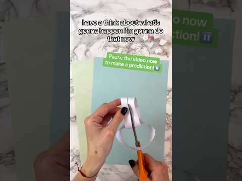 Try this out on others!👀 It’s quite hard to guess what will happen until you start cutting🤔 #maths