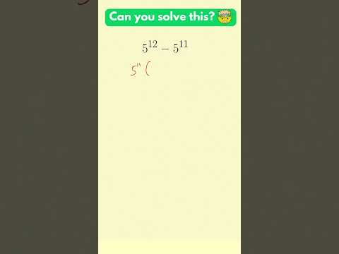 Learn To Simplify Exponents | Tricky Math Problem