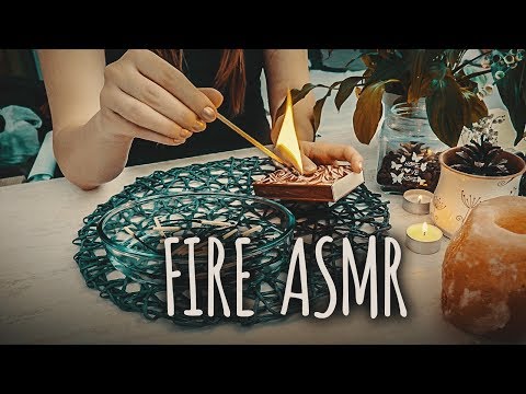 FIRE ASMR 🔥 matches & sparklers