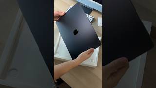 M3 Macbook Air 15 inch midnight unboxing  (2024) - ASMR #macbookairm3 #unboxingshorts #asmrunboxing
