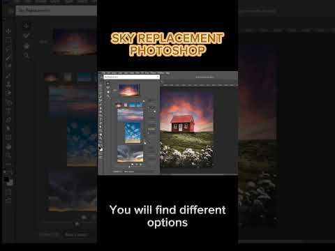 SkY replacement in photoshop. #photoshop #shorts #photoshoptutorial