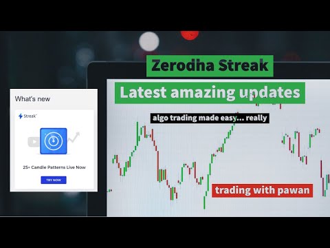 Zerodha Streak Update! Now 25+ Candlestick Patterns Scanner | Amazing Algo trading