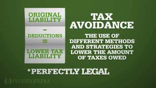 Investopedia Video: Tax Avoidance vs Tax Evasion