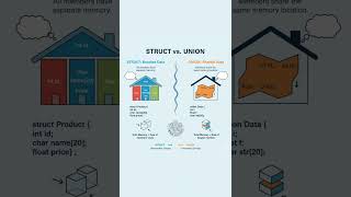Learn Structure vs Union in C Fast! | StudyLoopHub #CodingShorts#programminglanguage#cprogramming