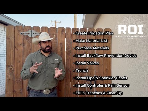 Need a Sprinkler System? This is How We Do It in South Texas