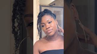 🔥Updo you’ll fall in love with #shorts #naturalhairstyles #naturalhairtutorial #protectivestyles