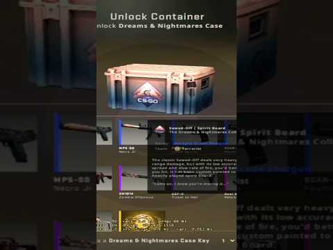 Opening case Dreams & Nightmares case 2.49$ dollar 💰 one and I got 7K😨🤯#CSGO #shorts #clips