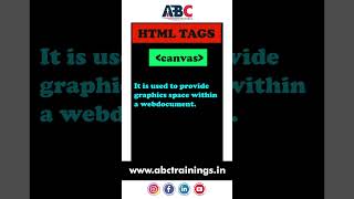 HTML TAGS -4 #html  #htmltag #html5 #htmltutorial #abctrainings #abccadcentre #shorts