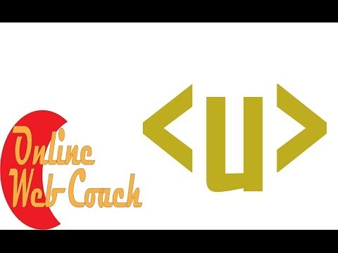 HTML Under line tag - Learn HTML - Online Web Coach