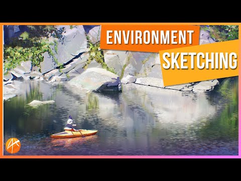 Lesson 5 - Env. Sketching - Interiors, Props, Grayscale