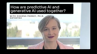 How can predictive AI and generative AI be used together?