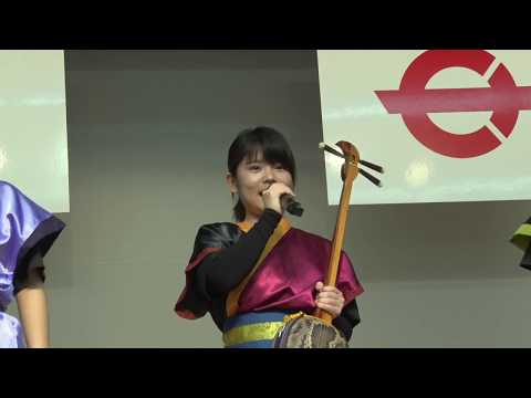 結シアター手舞、奄美公演直前キャラバン　きゅら島交流館