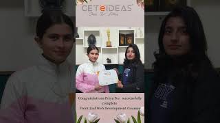 𝐂𝐨𝐦𝐩𝐥𝐞𝐭𝐢𝐧𝐠 𝐭𝐡𝐞 𝐅𝐫𝐨𝐧𝐭-𝐄𝐧𝐝 𝐖𝐞𝐛 𝐃𝐞𝐯𝐞𝐥𝐨𝐩𝐦𝐞𝐧𝐭 𝐂𝐨𝐮𝐫𝐬𝐞 𝐰𝐢𝐭𝐡 𝐆𝐞𝐭 𝐄 𝐈𝐝𝐞𝐚𝐬