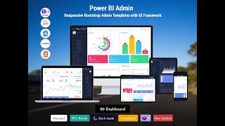 Power Bi Admin - Amazing Bootstrap Dashboard Ui Framework With Admin Panel
