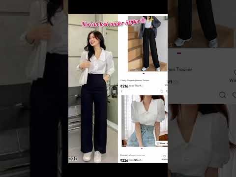 meesho korean outfit under 500rs.#koreanoutfit  #meeshoul#meeshofinds #koreanstyle