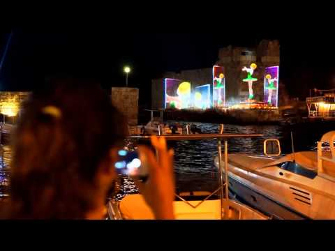 LEBANON Second videomapping in Jbeil-Byblos, August 2014