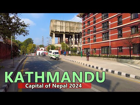 🇳🇵Kathmandu City During Rush Hour 4K Ride Anamnagar to Naxal - Capital of Nepal🇳🇵 2024