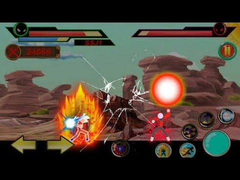 Jogo do Platinho Saiyajin com Ultra instinto :'O (God of Stickman 3)