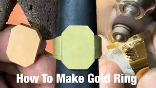How To Make This Gold Ring | Gold Ring Making | Gold Rings Design | Sonar Angti | Sone Ke Anguthi 💍