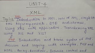 Unit-4 [Part-1] One Shot | Internet and  Web Technology | Cover All Topics | Btech RGPV |