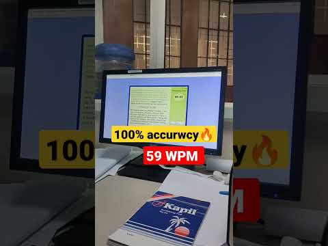 59 WPM with full accuracy 🔥🔥 || typing video #shorts #typing #ytshorts