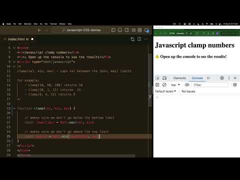 Clamp numbers in JavaScript