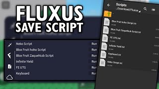How to Put Script in Fluxus Mobile Executer