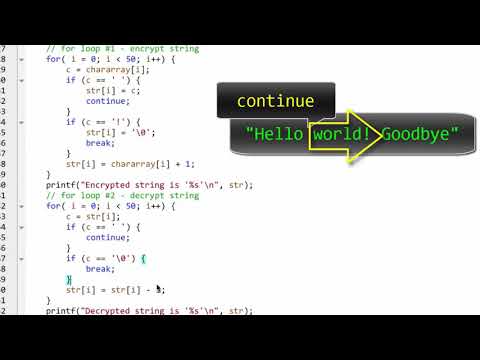 C Programming Basics : Learn C Fundamentals by Coding I PART-44 break and continue