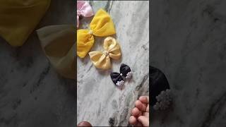 మిగిలిపోయిన old cloths 🥻👗 తో hairbows 🎀#shorts#zerocosthacks#diy#ideas